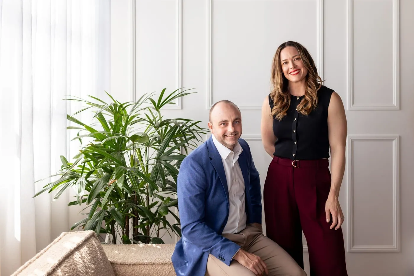 Ben and Cara Brett, financial advisers at Bounce Financial